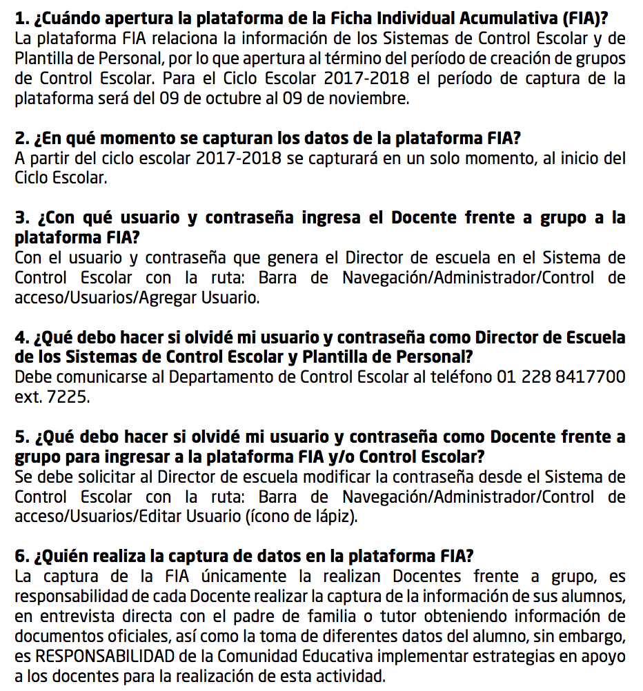 Programa Estilos de Vida Saludable » PREGUNTAS FRECUENTES FICHA