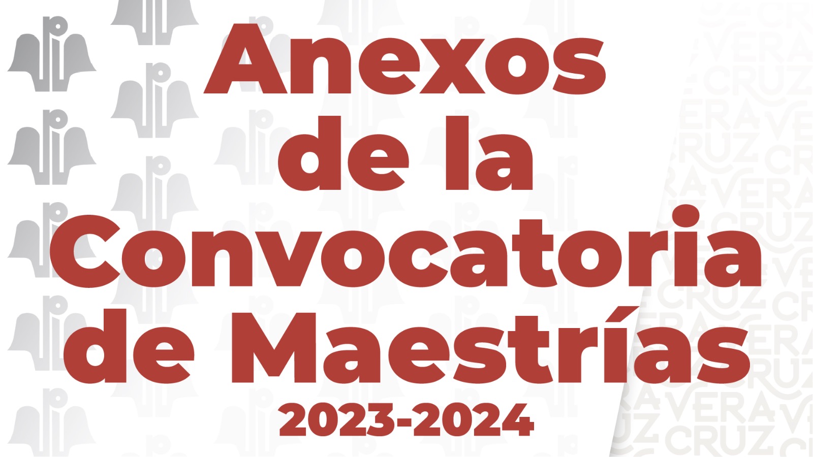 CONVOCATORIA UPV ANEXOS POSGRADOS 2023