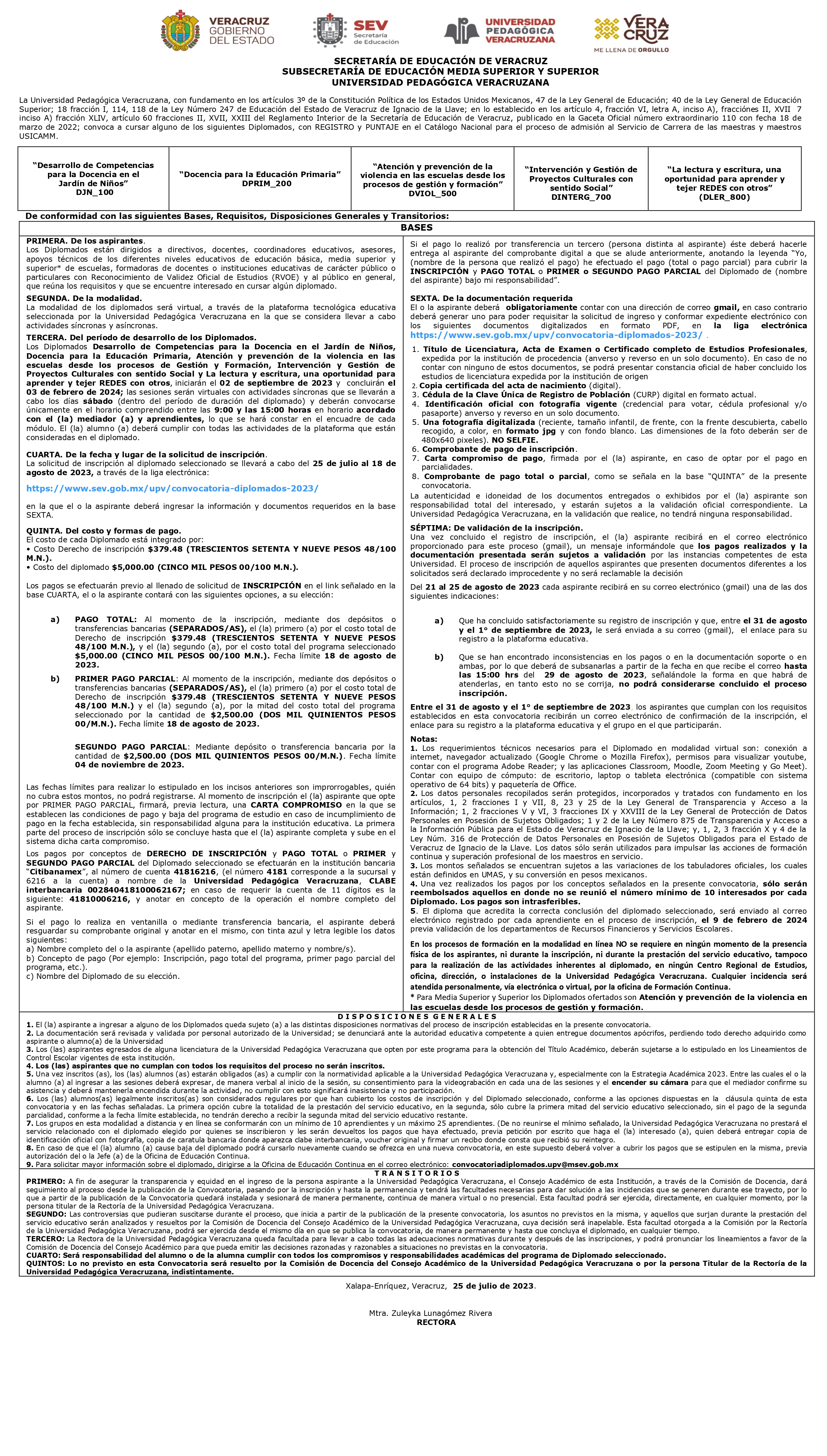 2a CONVOCATORIA DIPLOMADOS 2023 VF